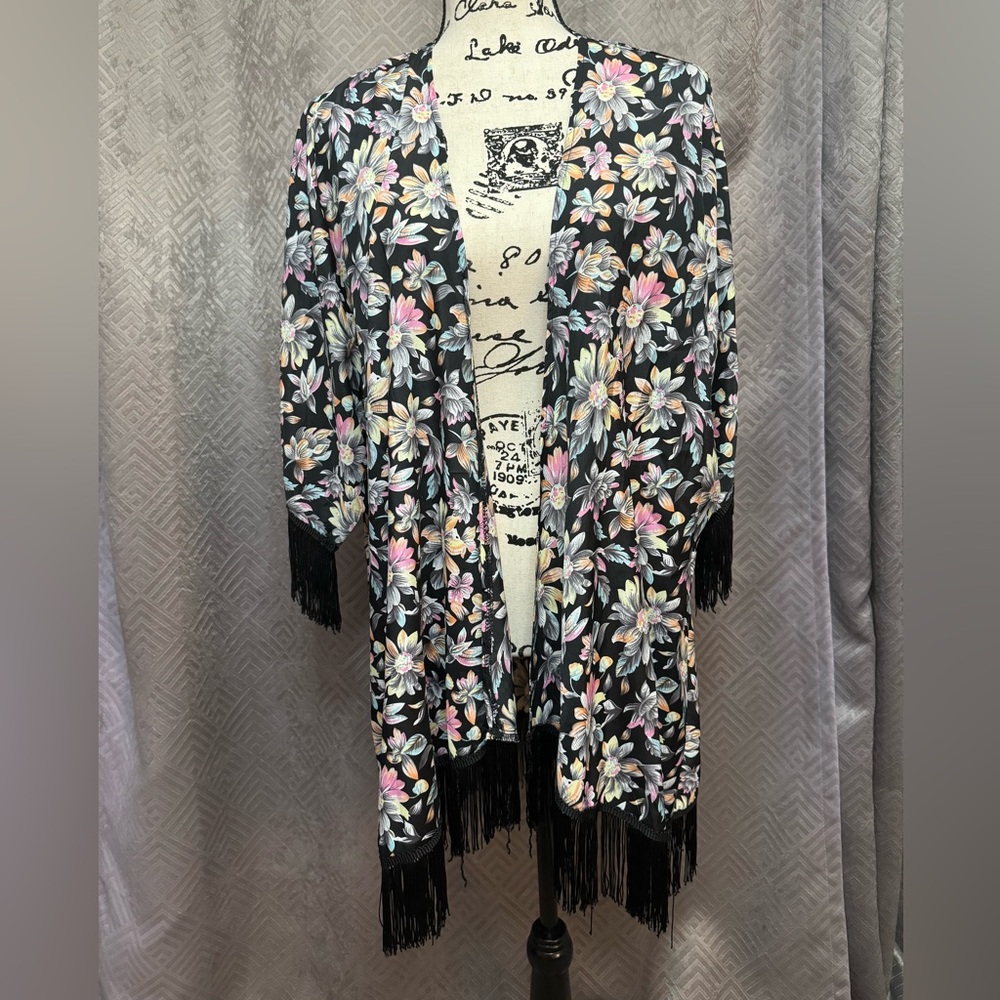 Floral Printed Kimono